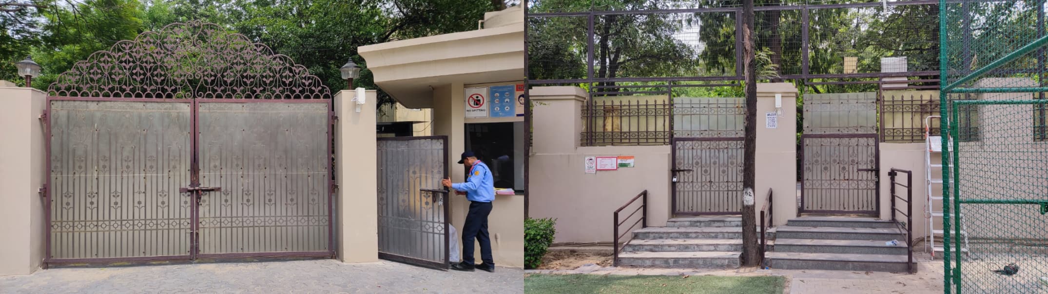 MR7901P fijo en la puerta de la escuela/entrada y salida de la escuela