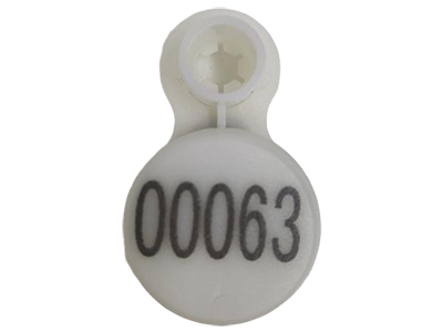 Etiqueta auricular con biochip